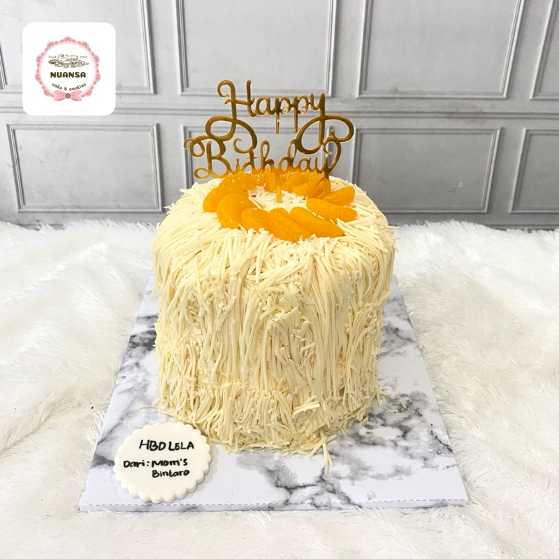 

custom kue ulangtahun full keju