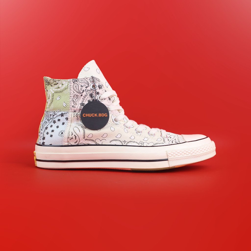 Sneakers Converse Chuck Taylor 70s x Offspring Paisley Beige Hi 100% Original