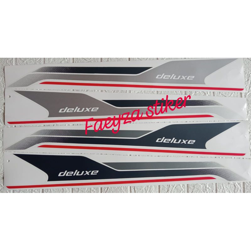 stiker mobil deluxe sigra new