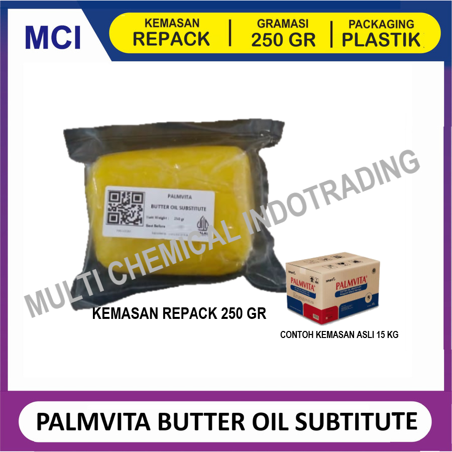 

PALMVITA GOLD BOS / BUTTER OIL SUBTITUTE REPACK 250 GR