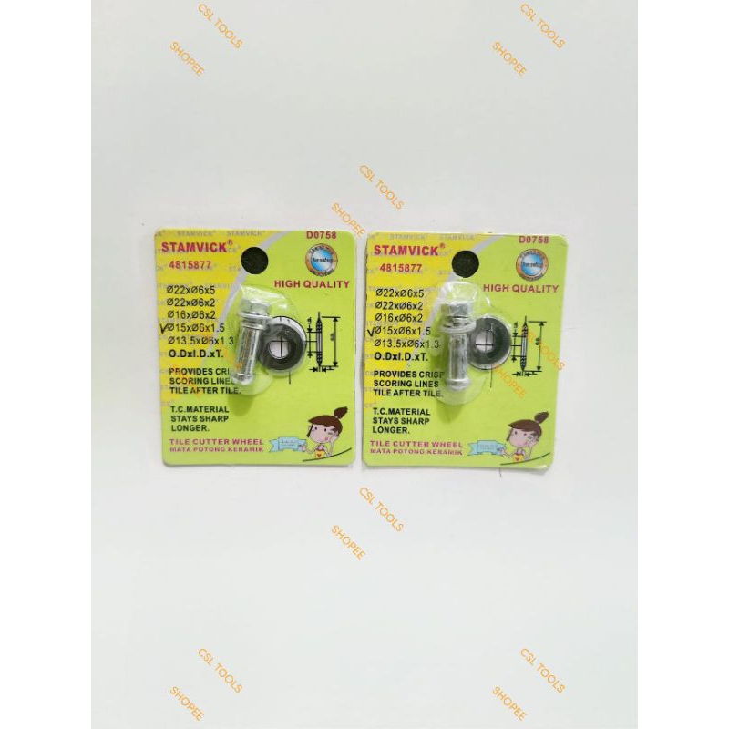 Mata Pisau Potong Keramik-Granit Dorong Manual STAMVICK