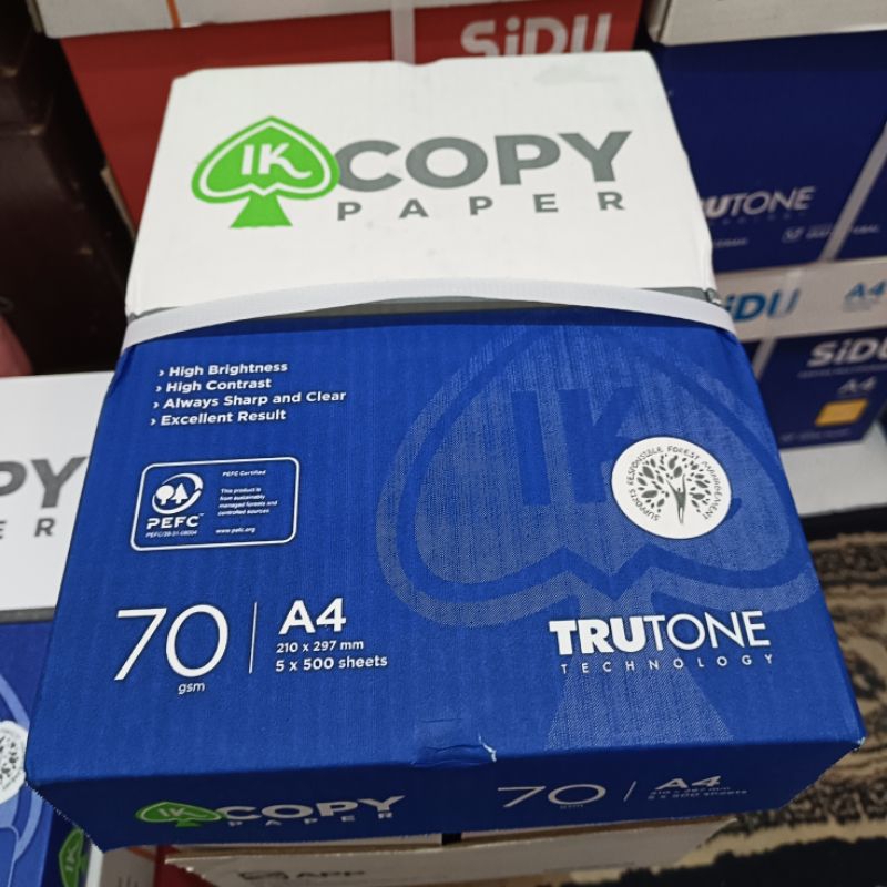 

(1 Dus) Kertas A4 70 Gram IK Copy Paper Hemat Ongkir