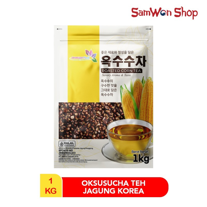 OKSUSUCHA TEH JAGUNG PANGGANG KOREA 1 KG - OKSUSU CHA KOREAN ROASTED CORN TEA