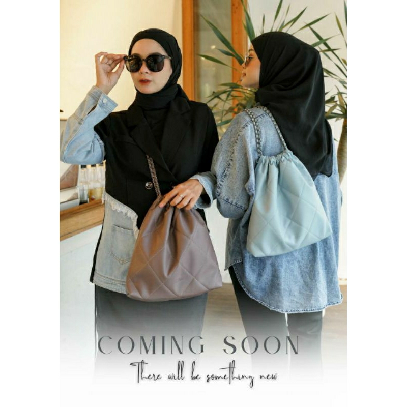 Djisoo Gempita Sassy Gempita Slingbag Totebag Tali Rantai Bordir