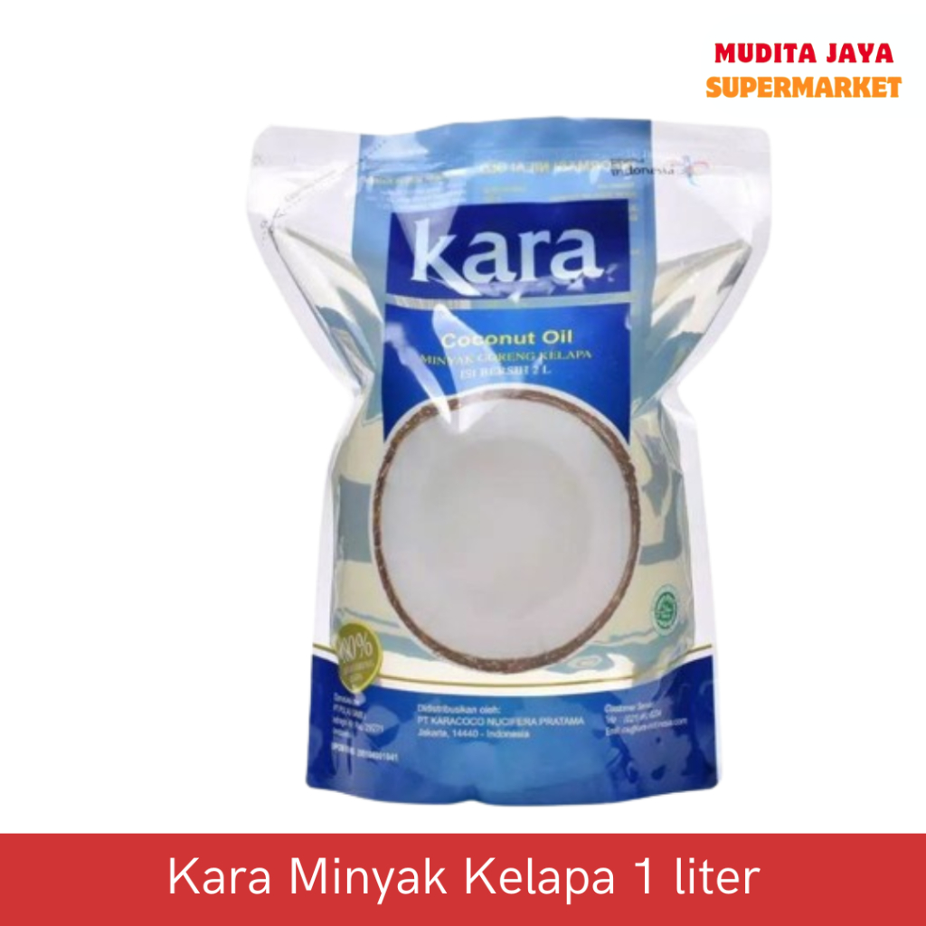 

Kara Coconut Oil 1 Liter / Kara Minyak kelapa 1 liter