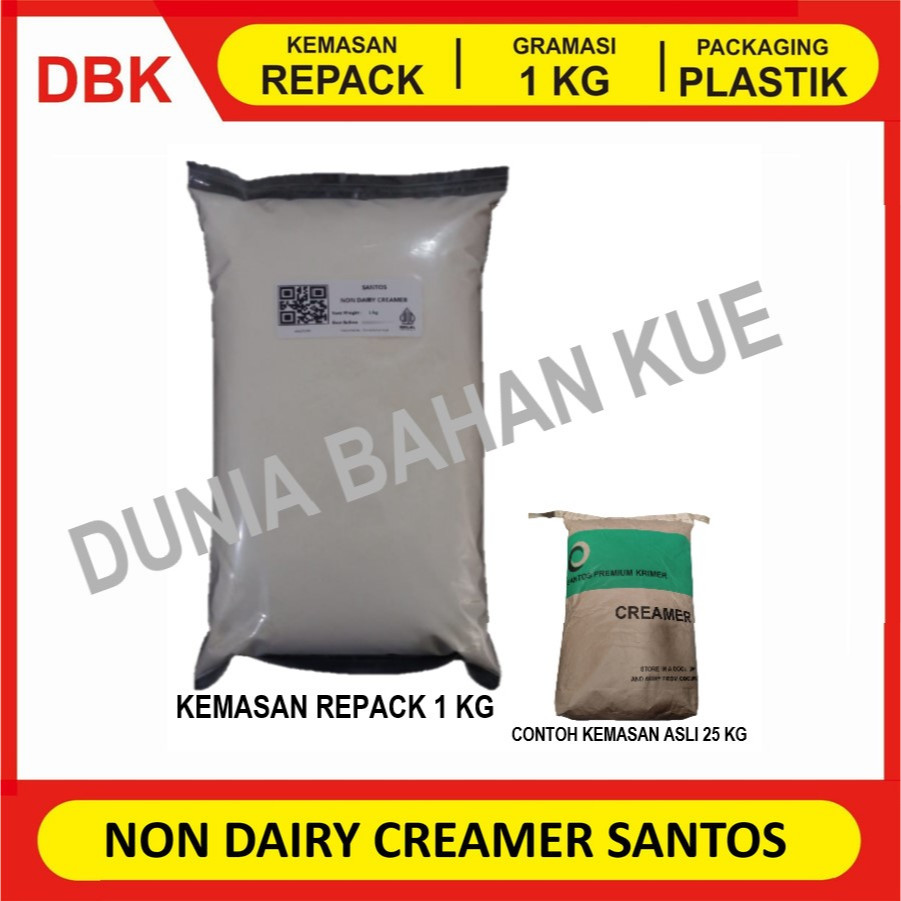 

SANTOS NON DAIRY CREAMER NDC SUSU KRIMER SANTOS - REPACK 1 KG