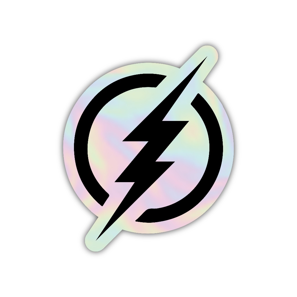 

Z191 sticker flash dc, stiker hologram satuan