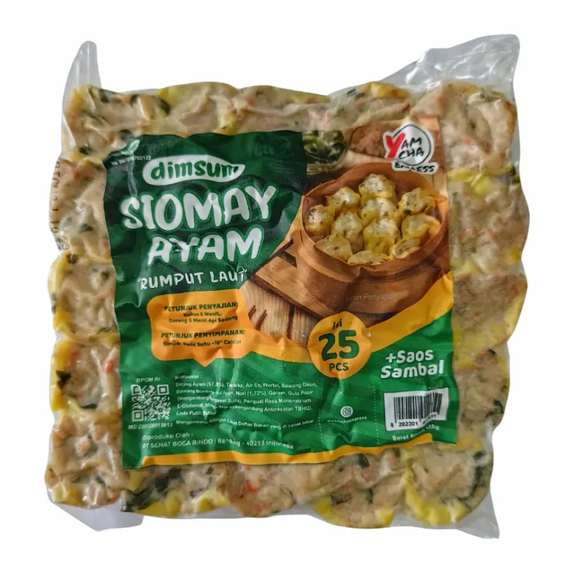 

Yamcha dimsum siomay Ayam rumput Laut isi 25