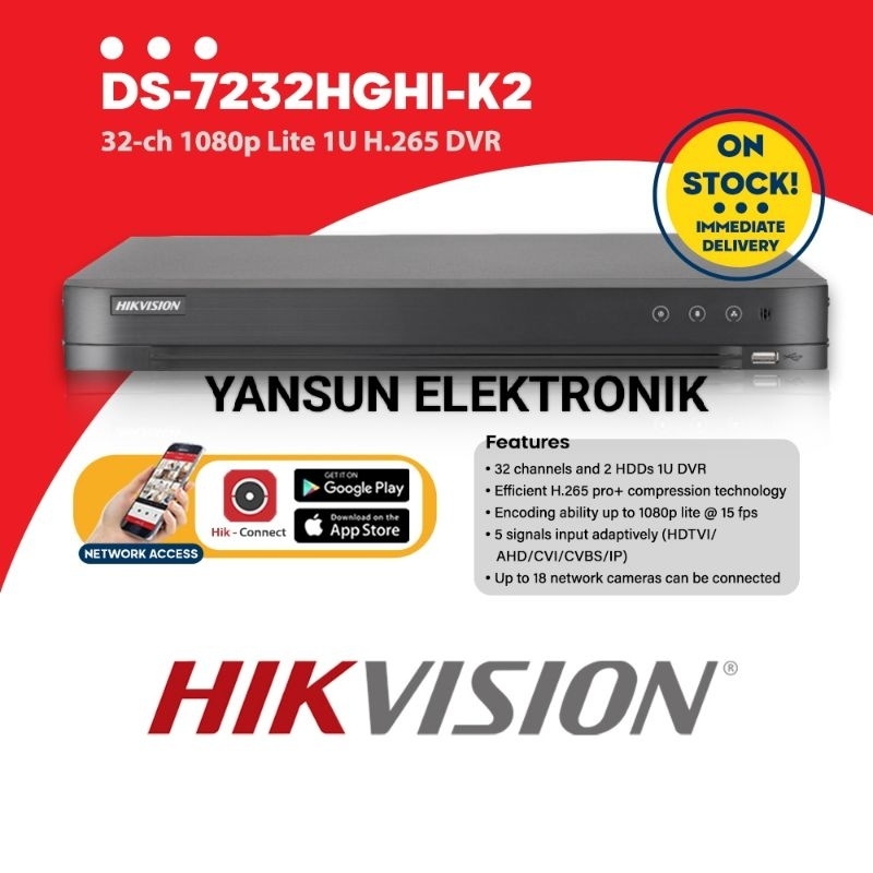 DVR HIKVISION ( Ds-7232Hghi-k2 32ch )  (Ds-7216HGHI-K1 16Ch)