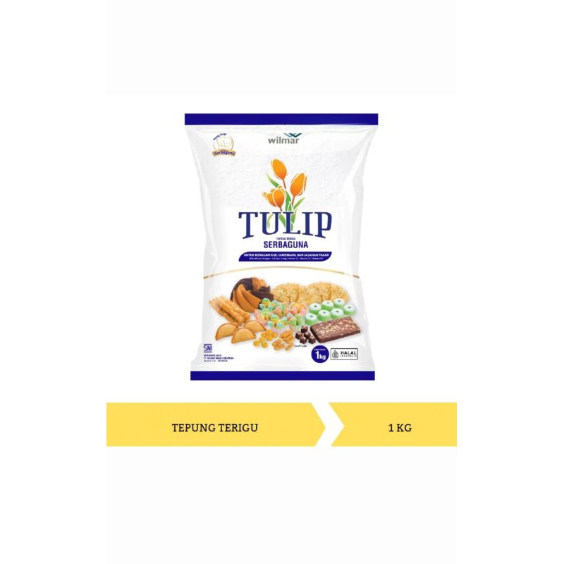 

TEPUNG TERIGU TULIP SERBAGUNA 1kg