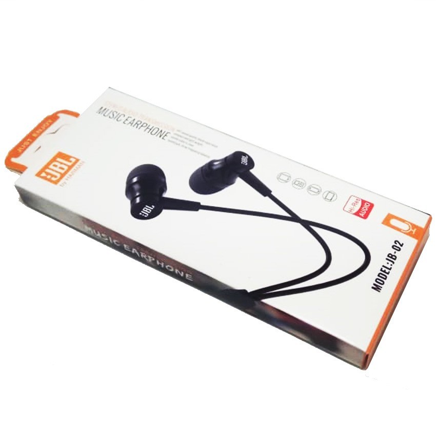 TERBARU HEADSET EARPHONE HANDSFREE JB02 JB-02