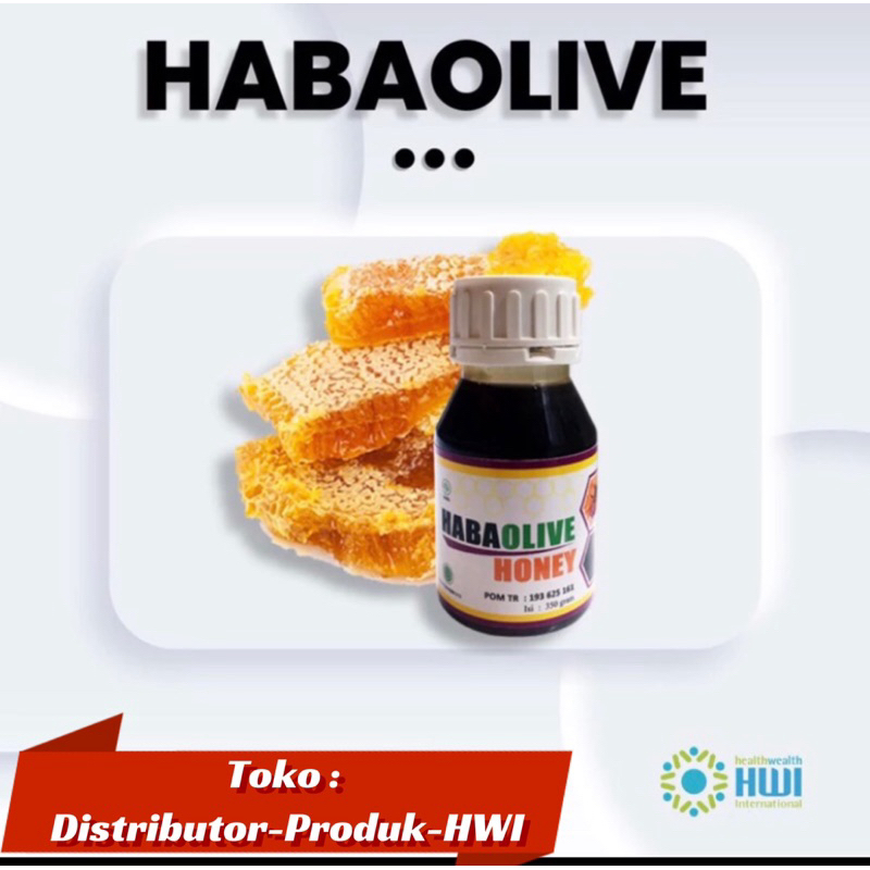 

Habaolive Honey 350 Gram Madu sehat produk HWI