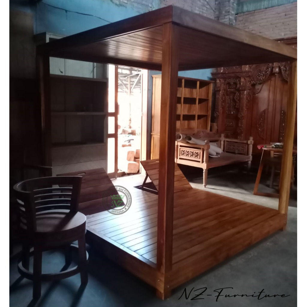 Daybed Minimalis Kayu Jati