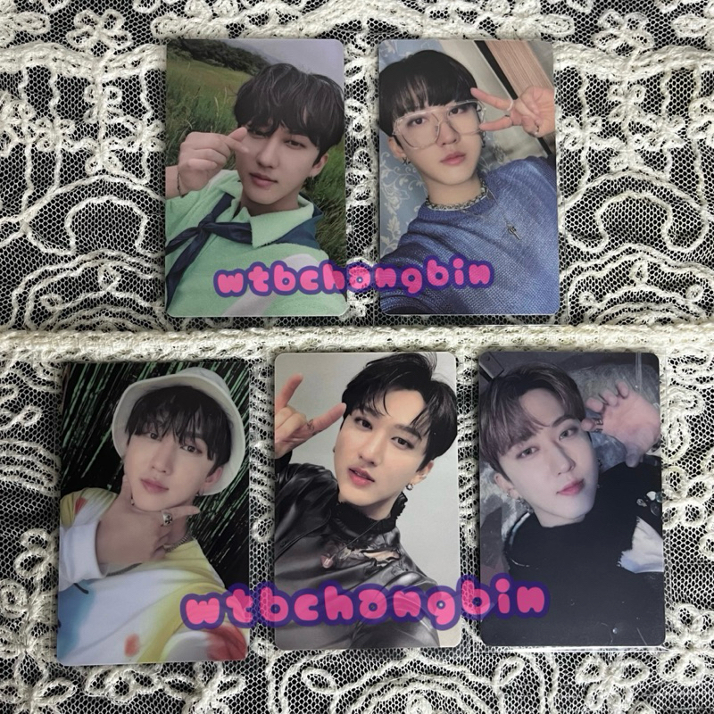 Stray Kids Changbin The View, Domino, Surfin, Wolfgang, Christmas Evel LD Lucky Draw