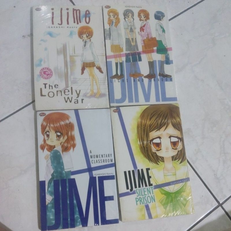 komik ijime one-shot harga satu set 4 komik igarashi kaoru