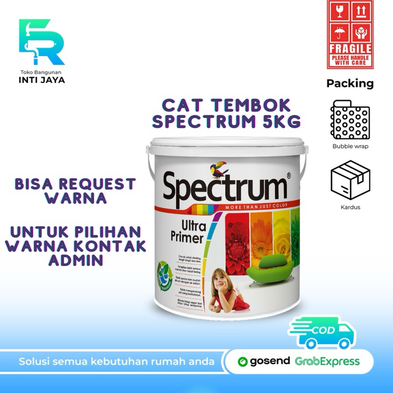 Spectrum Cat Tembok Exterior & Interior 5KG