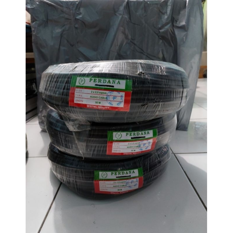Kabel perdana speaker perdana 2X2,5 panjang 50M