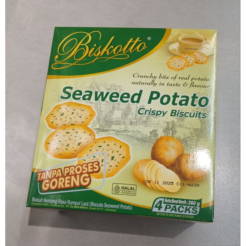 

Biskotto Seawed Potato Crispy Biscuits - HK