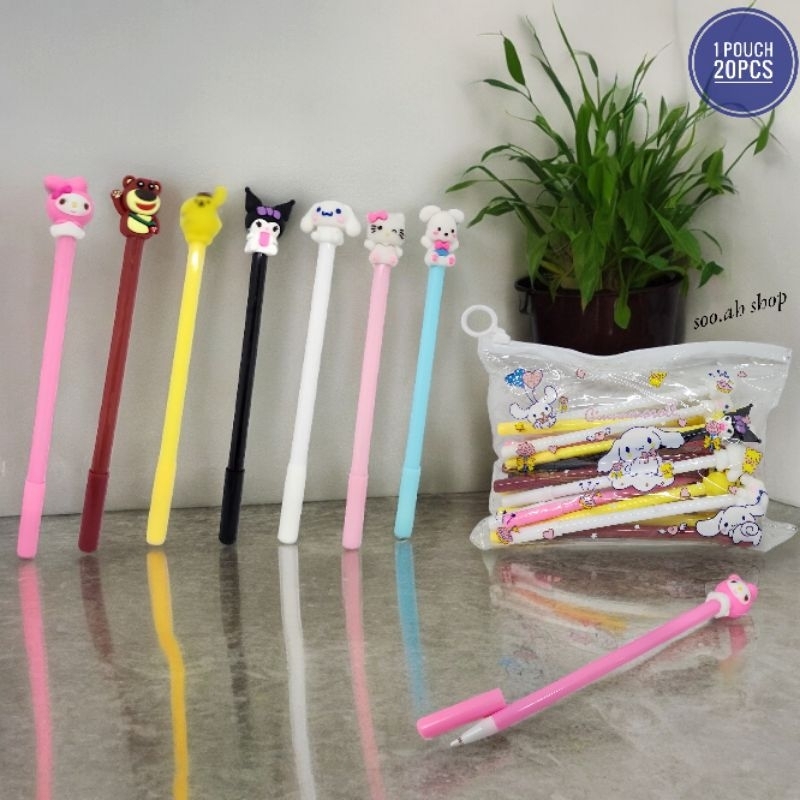 

pulpen karakter lucu, melody ,sanrio,1pouch 20pcs