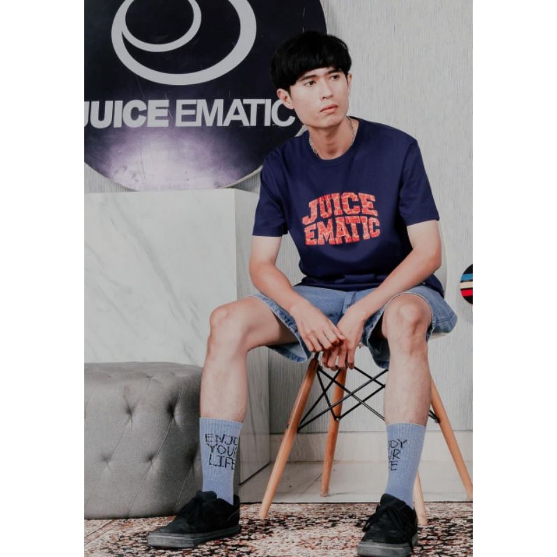 Kaos Original JUICE EMATIC OXVA Navy