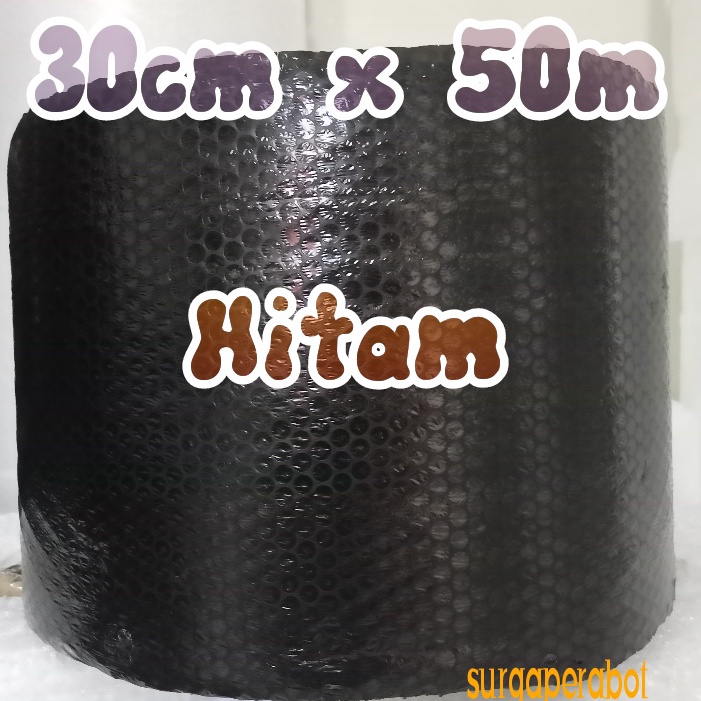 

Sale plus Bubble wrap Hitam 3cm x 5m Bable MurahTebal plastik buble warp roll