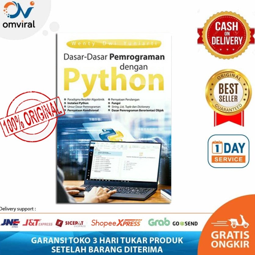 Buku Coding DasarDasar Pemrograman Dengan Python Untuk Pemula  Wenty Dwi Yuliarti  Deepublish