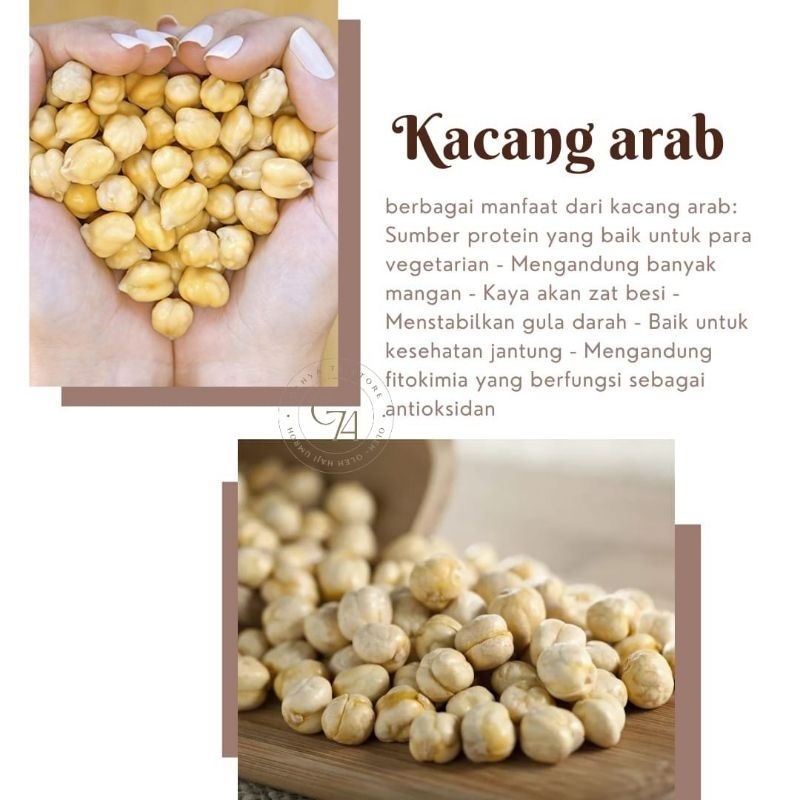 

kacang arab chickpeas untuk oleh oleh haji dan umrah