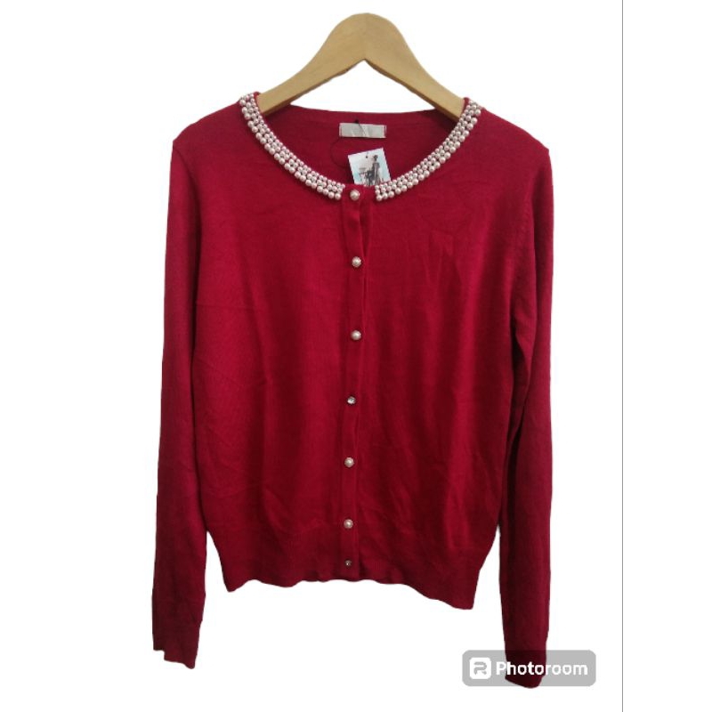 Cardigan kombi mutiara cantik by TRUDEA