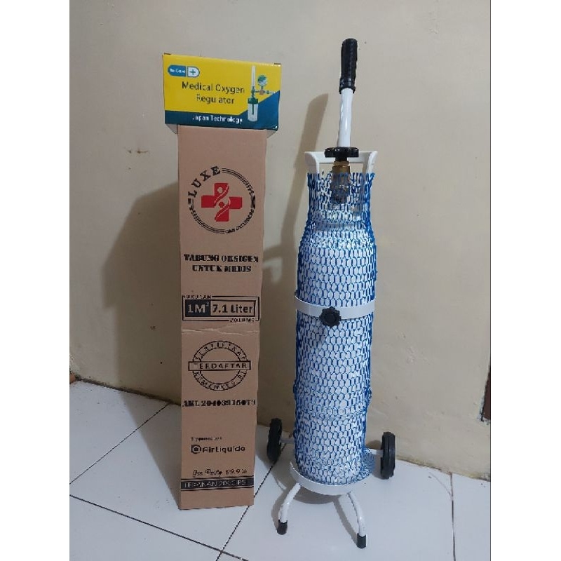 Tabung Oksigen Full Set (Lengkap Siap Pakai)