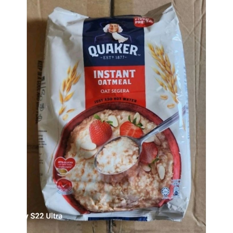 

1,2KG SEREAL QUAKER OATS OATMEAL INSTANT MERAH REFILL CEREAL OAT MEAL MALAYSIA 1200G