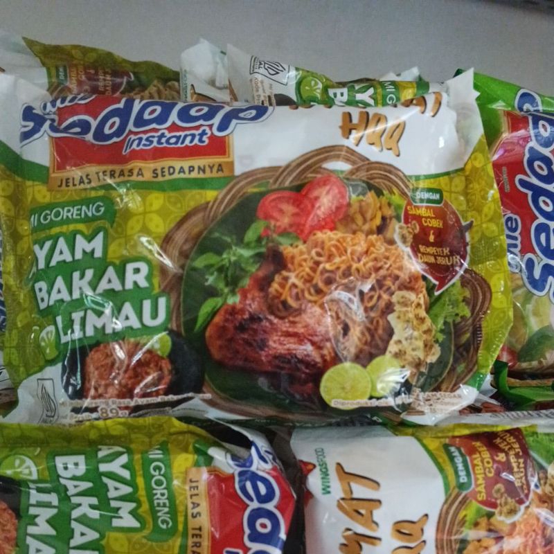 

Mie sedap goreng Rasa Ayam bakar Limau