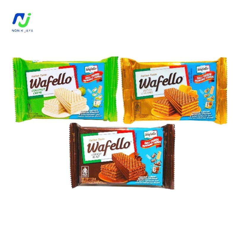 

Wafello Wafer Rp2000 Paket 5 / 10 Pcs × 43g