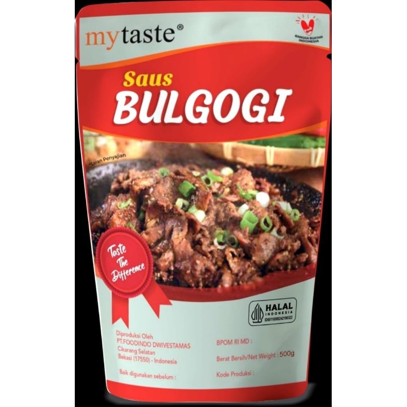 

My Taste Bulgogi Sauce 500 gr