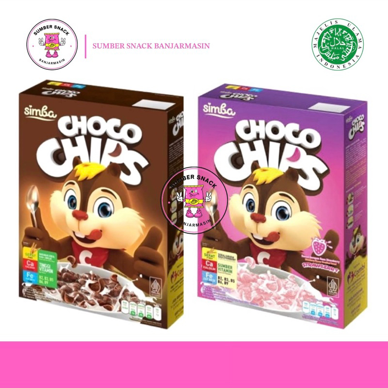

Simba Choco Chips Sereal (150g) (2 Varian Rasa)