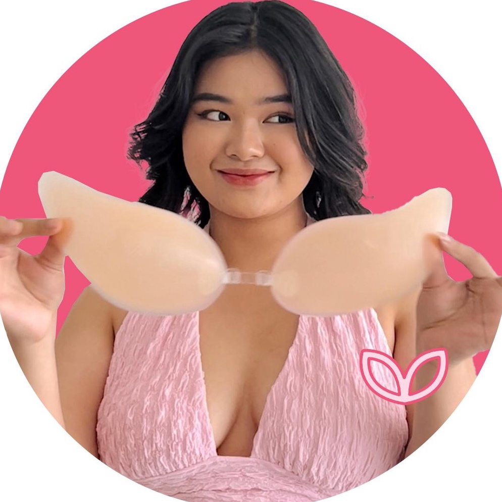 KODE J78I Pluffyschoice Winx Silicone Bra Tempel Strapless Cup A  Cup DD
