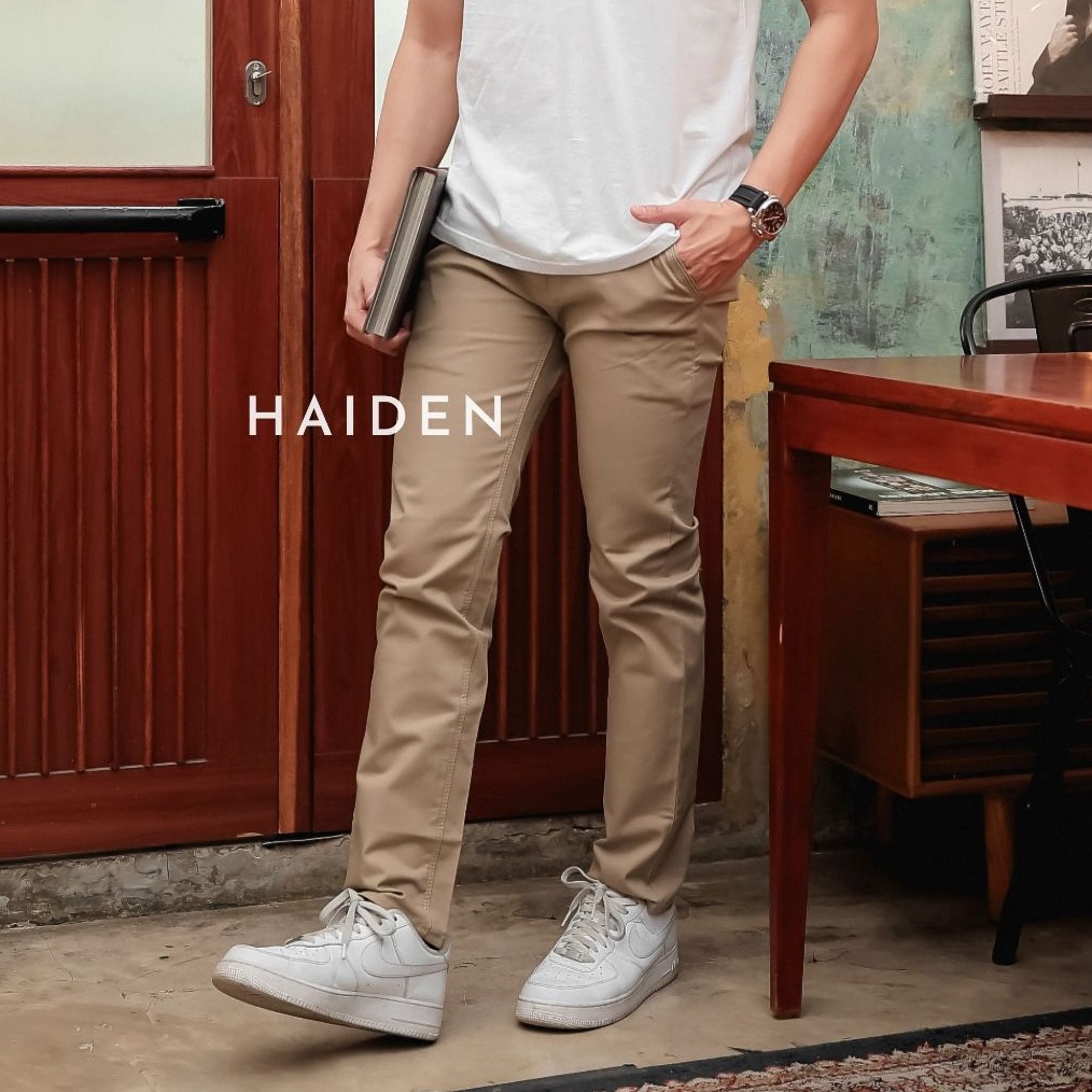 KODE V2C Celana Chino Panjang Pria Chinos Slim Fit Casual Formal Kerja Original Katun Twill Premium