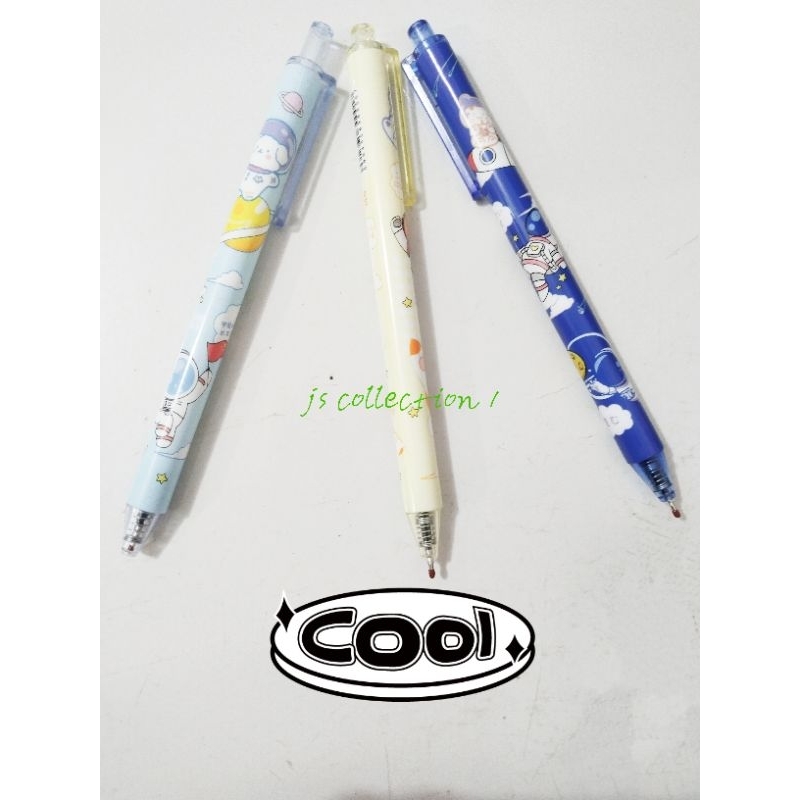 

(PERPCS) pulpen tinta model cetek astronot