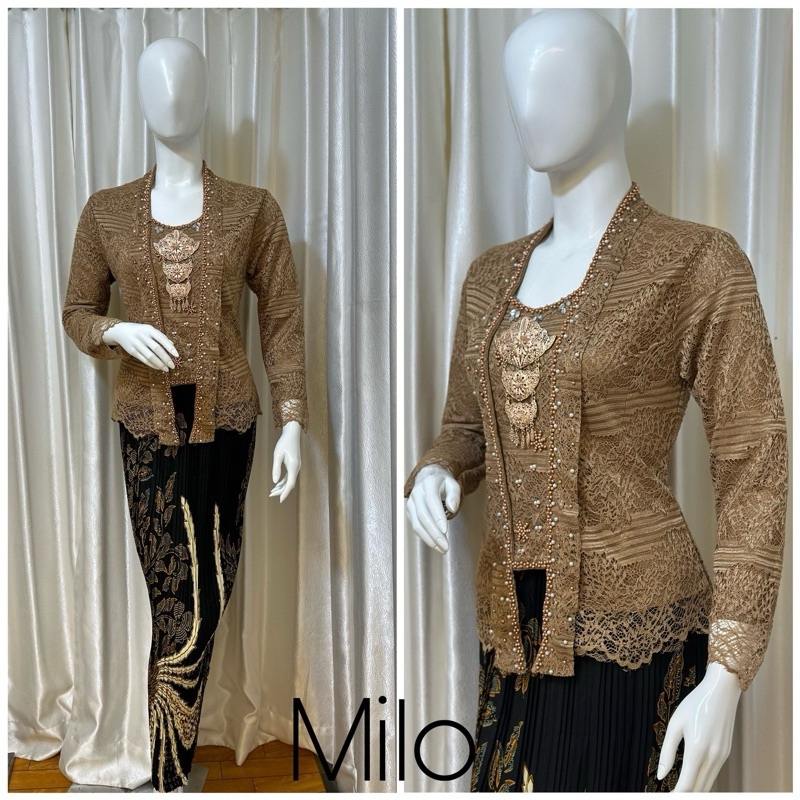 kebaya kutu baru brokat payet wisuda moderen aestethic/kebaya kutu baru wisuda kekinian/kutu baru br