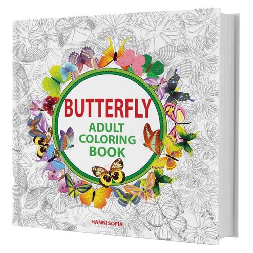 

Buku Butterfly Adult Coloring Book