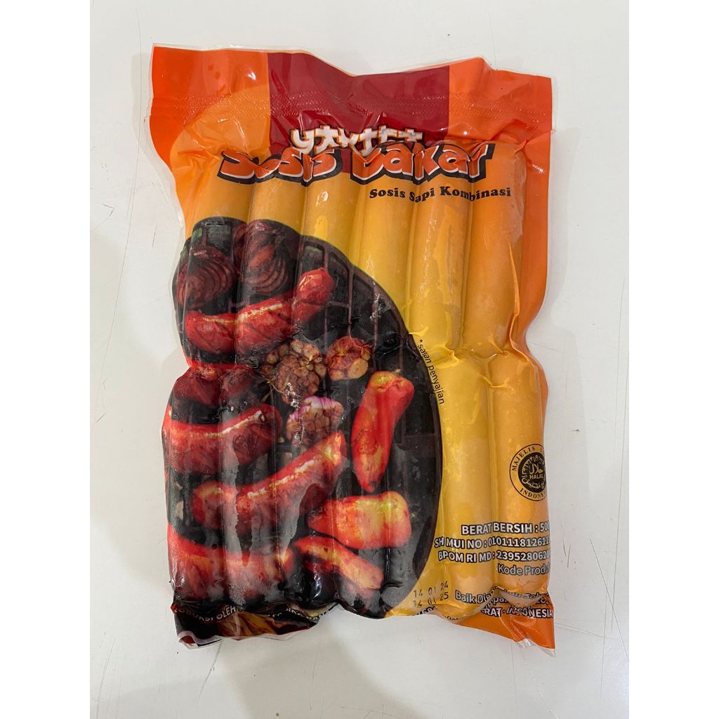 

Yakita Sosis Kombinasi Ayam dan Sapi 500gr isi 13