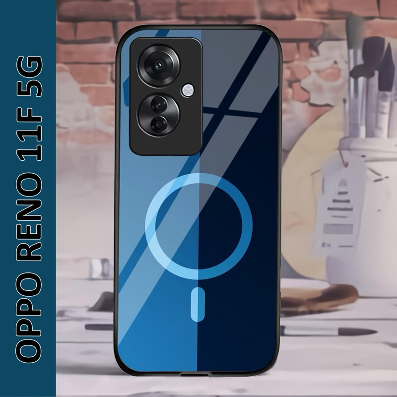 Softcase Kaca Oppo Reno 11F 5G  - Casing Hp Oppo Reno 11F 5G - Softcase Kaca Glossy Oppo Reno 11F 5G