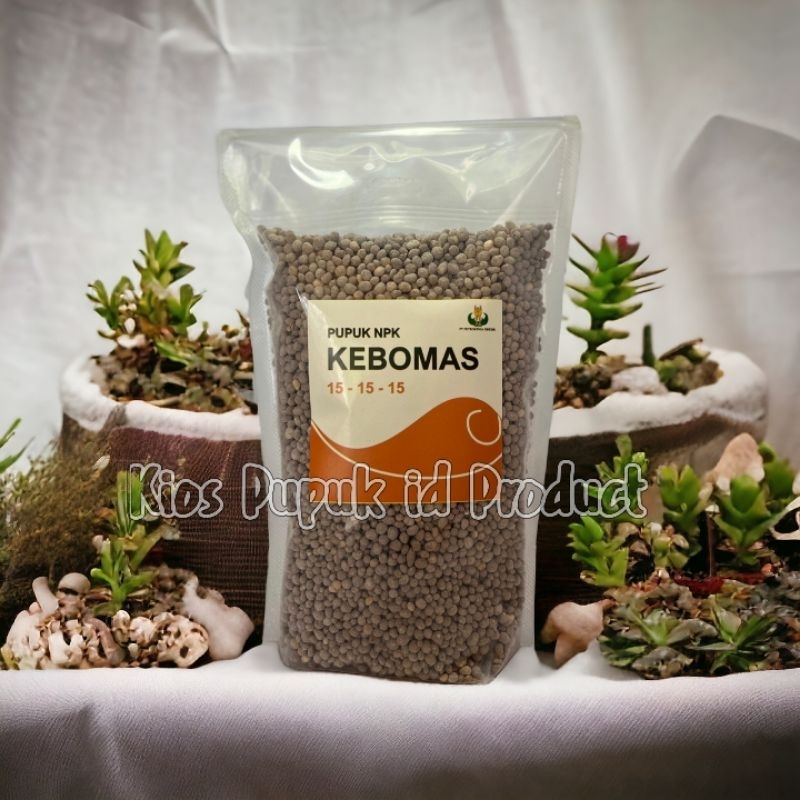 Pupuk NPK Phonska Kebomas Petro repack 1Kg 15 15 15 ORIGINAL / pupuk kimia / pupuk padat / pupuk tan