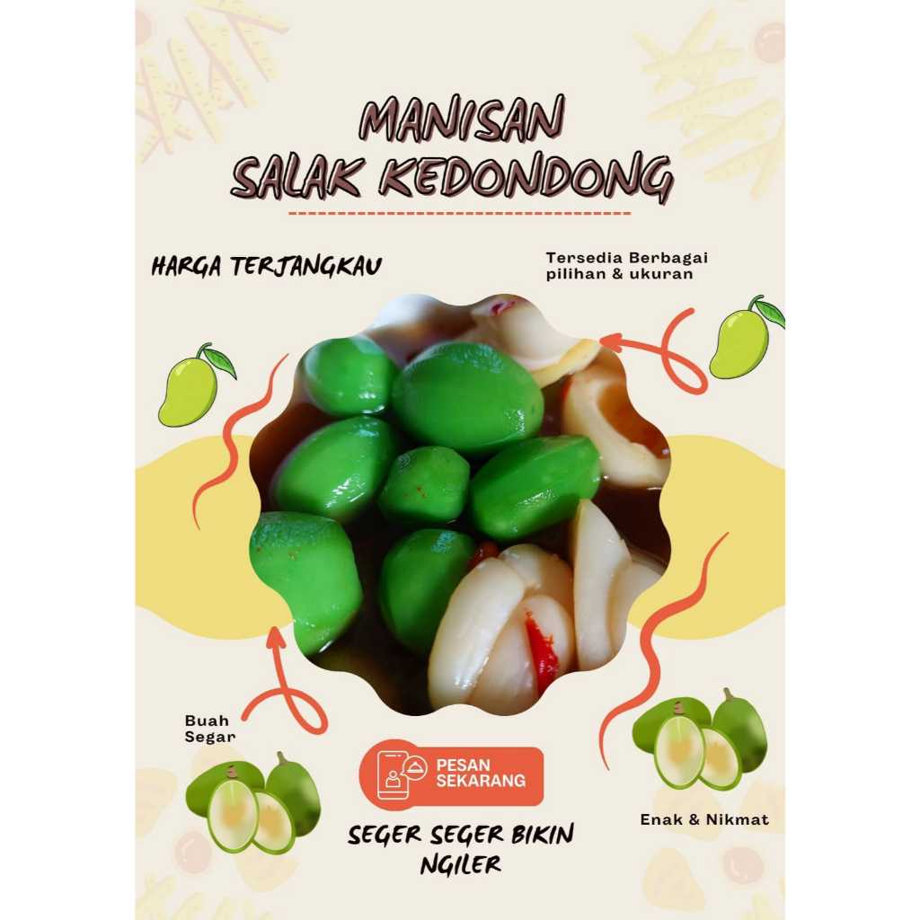 

Manisan Buah Salak Kedondong
