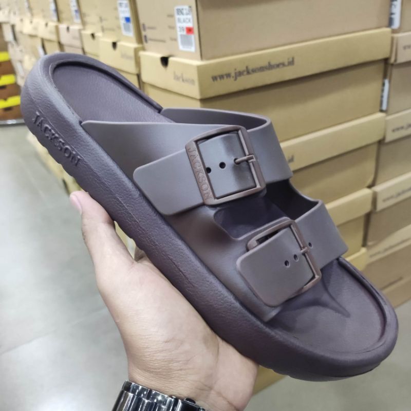 JACKSON ORIGINAL❗Sandal Phylon Slip On Coffee Pria/Wanita (UNISEX)