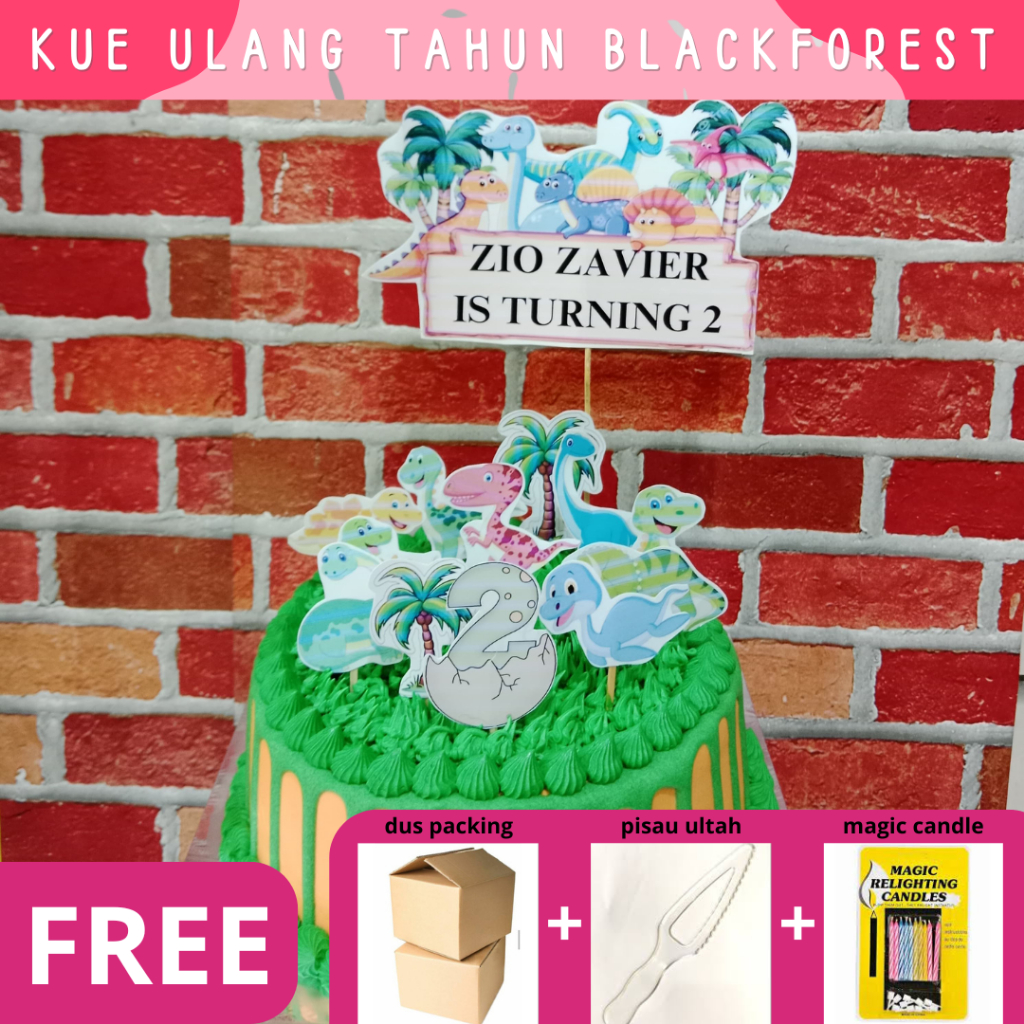 

(baca desk ^-^) Kue Ulang Tahun Karakter Topper / Birthday Cake / Kue Ultah / Custom/ Blackforest