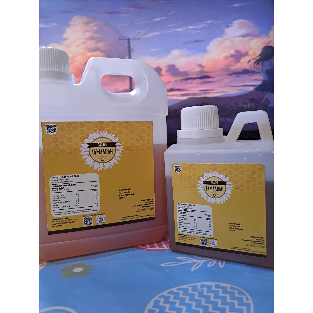

Madu Jamaarah Madu Asli Berat 1000g Dan 500g | Madu Asli Dan Original Jerigen