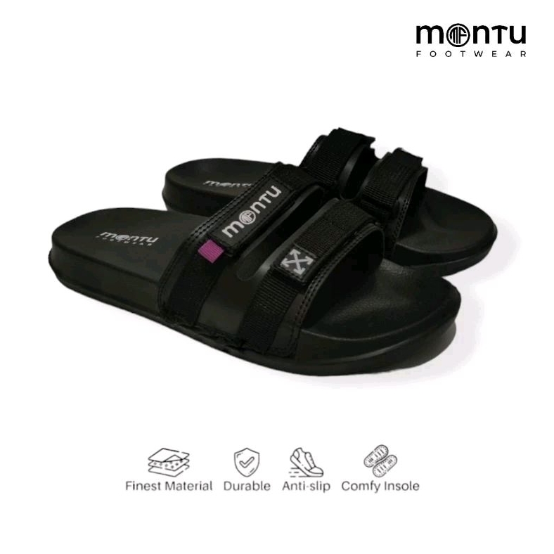 Montu Footwear - Sandal Slop Pria / Sandal Slide Slop Pria Wanita Premium