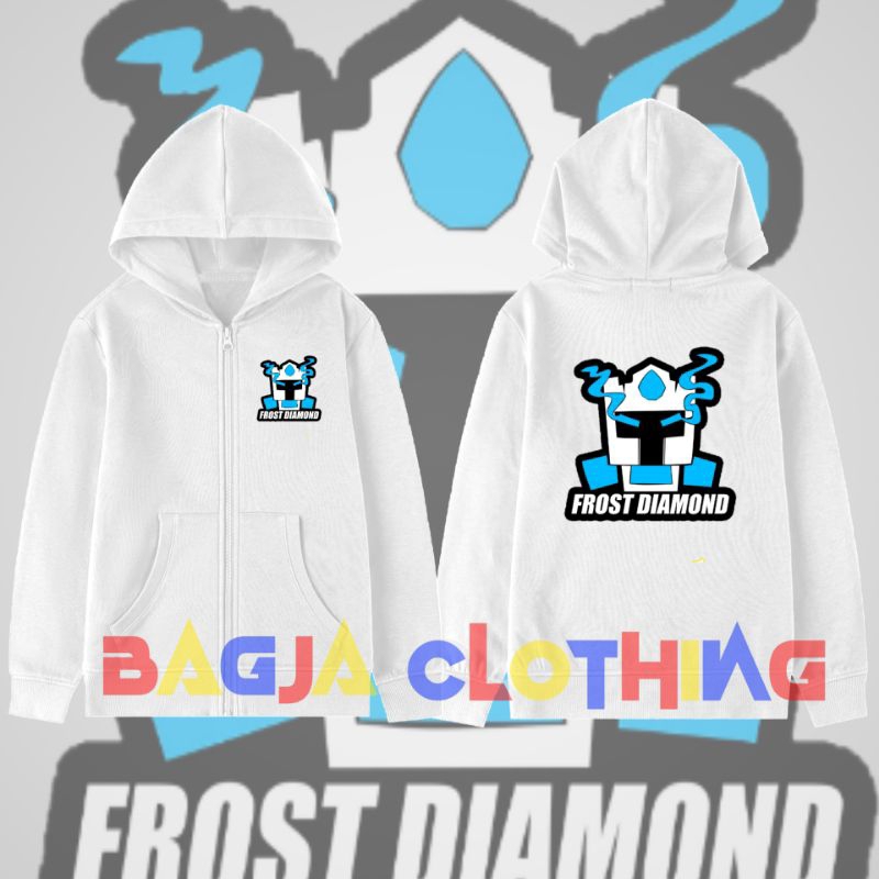 Jaket Hoodie zipper anak laki-laki FROST DIAMOND
