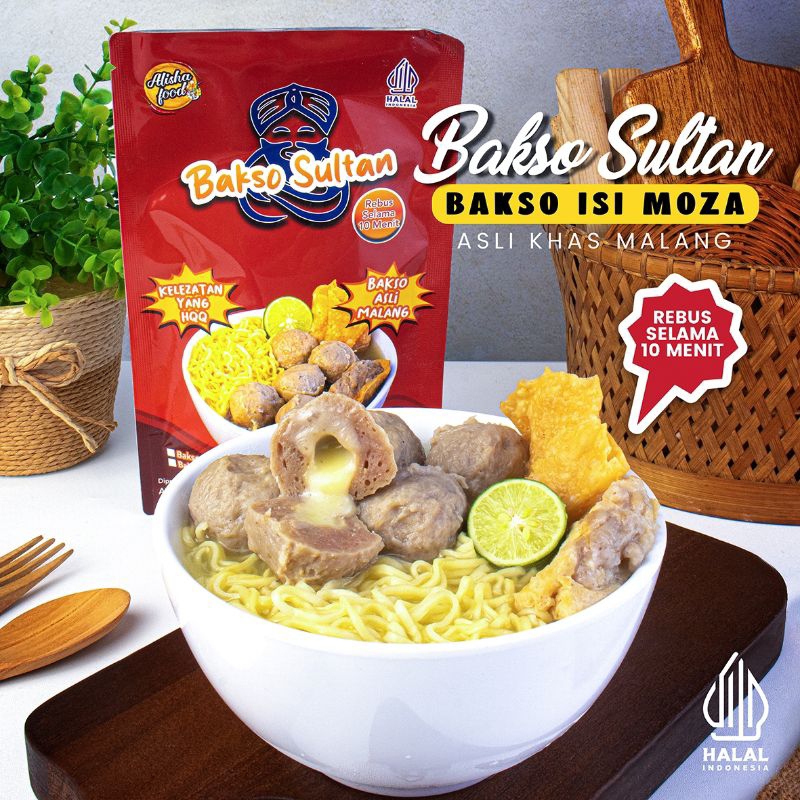 

Bakso Sultan isi MOZARELLA