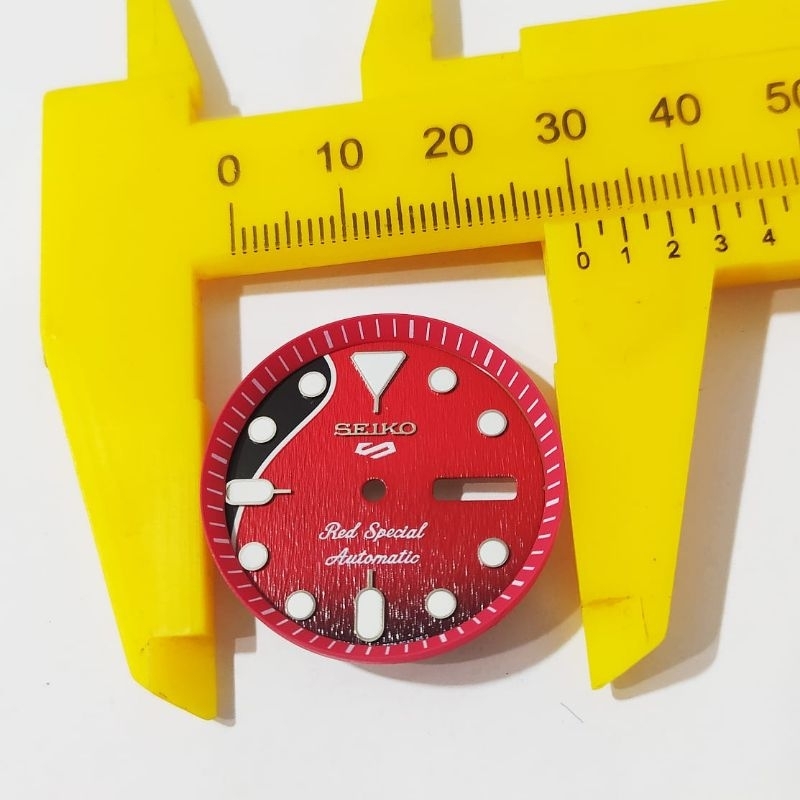 Dial Seiko red special Dial mod for 7s26, 4r36, NH36